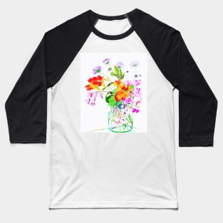 November's Flowers Baseball T-Shirt